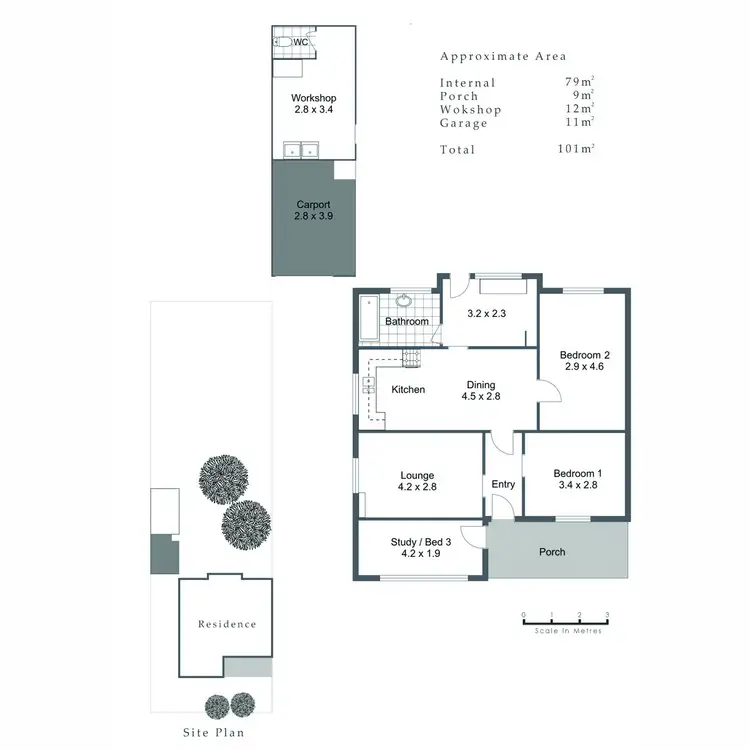 Floorplan of Homely house listing, 84 Glyde Street, East Fremantle WA 6158
