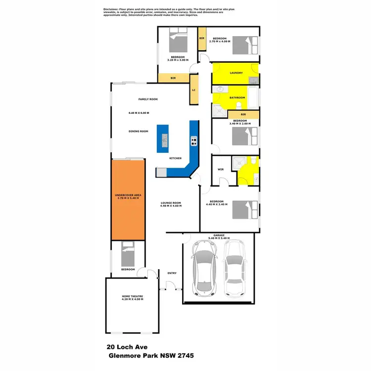 Floorplan of Homely house listing, 20 Loch Avenue, Glenmore Park NSW 2745