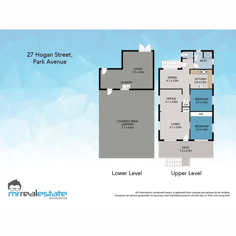 Floorplan of Homely house listing, 27 Hogan Street, Park Avenue QLD 4701
