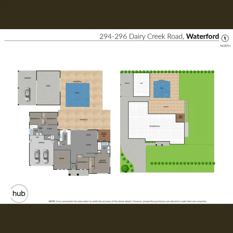Floorplan of Homely house listing, 294-296 Dairy Creek Road, Waterford QLD 4133