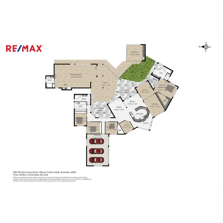 Floorplan of Homely house listing, 128-130 Sanctuary Drive, Mount Cotton QLD 4165