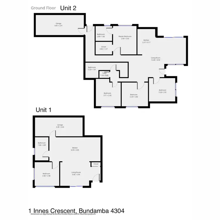 Floorplan of Homely house listing, 1 Innes Crescent, Bundamba QLD 4304