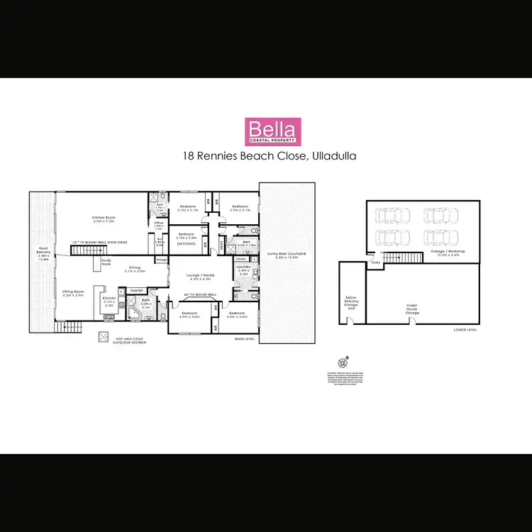 Floorplan of Homely house listing, 18 Rennies Beach Close, Ulladulla NSW 2539