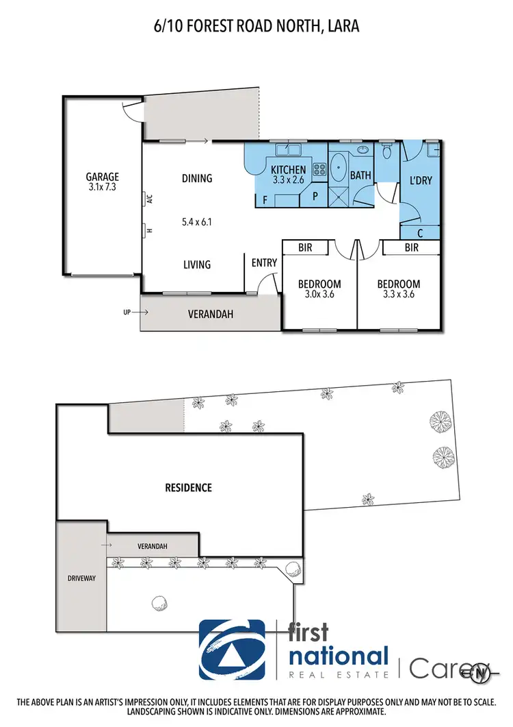 Floorplan of Homely house listing, 6/10 Forest Road North, Lara VIC 3212