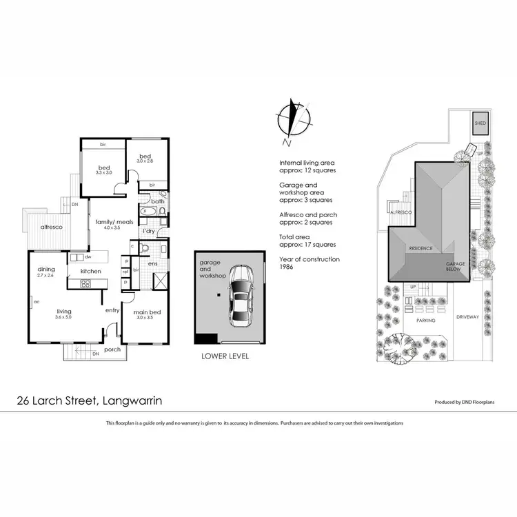 Floorplan of Homely house listing, 26 Larch Street, Langwarrin VIC 3910