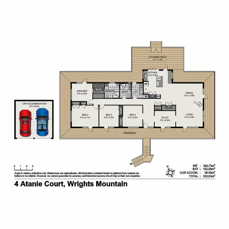 Floorplan of Homely house listing, 4 Atanie Court, Wights Mountain QLD 4520
