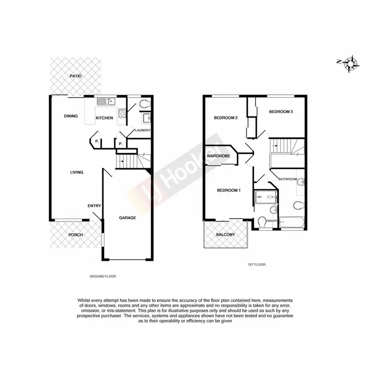 Floorplan of Homely townhouse listing, 37/11 Penny Street, Algester QLD 4115