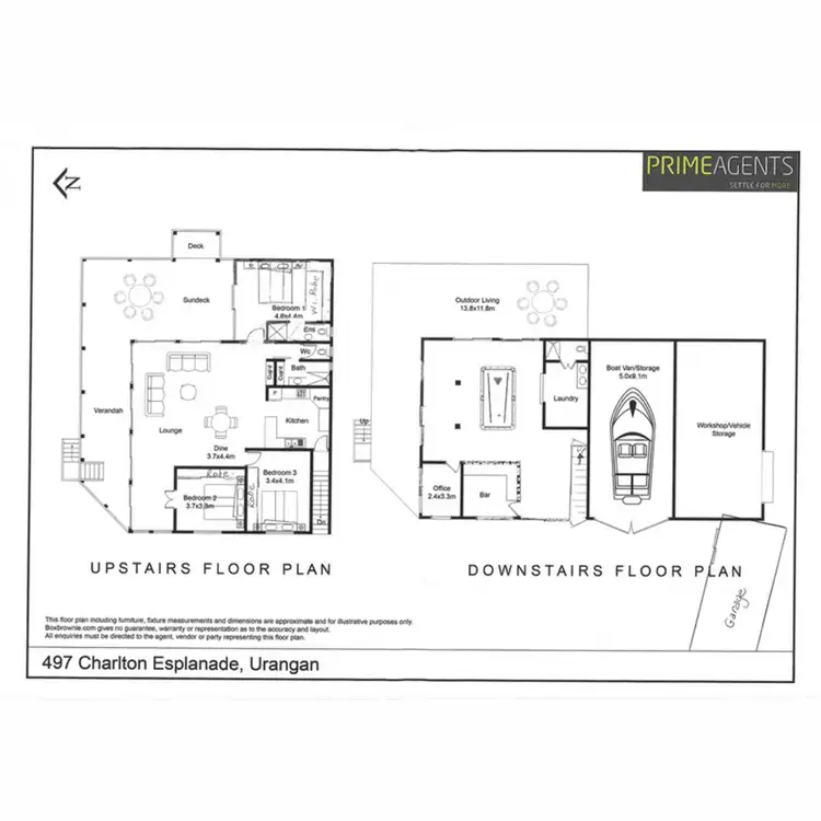 Floorplan of Homely house listing, 497 Esplanade, Urangan QLD 4655