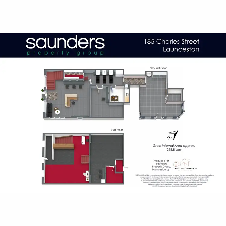 Floorplan of Homely other listing, 185 - 185A Charles Street, Launceston TAS 7250
