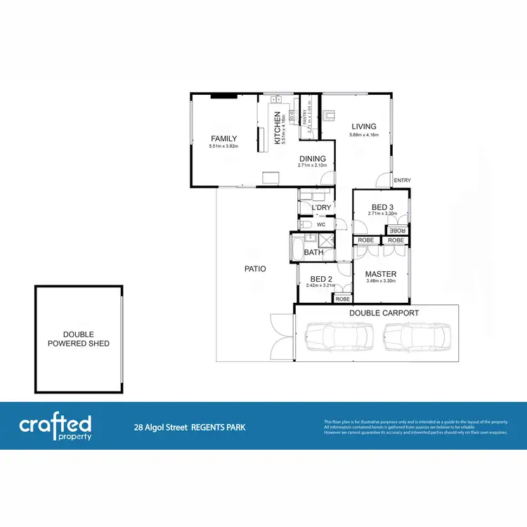 Floorplan of Homely house listing, 28 Algol Street, Regents Park QLD 4118