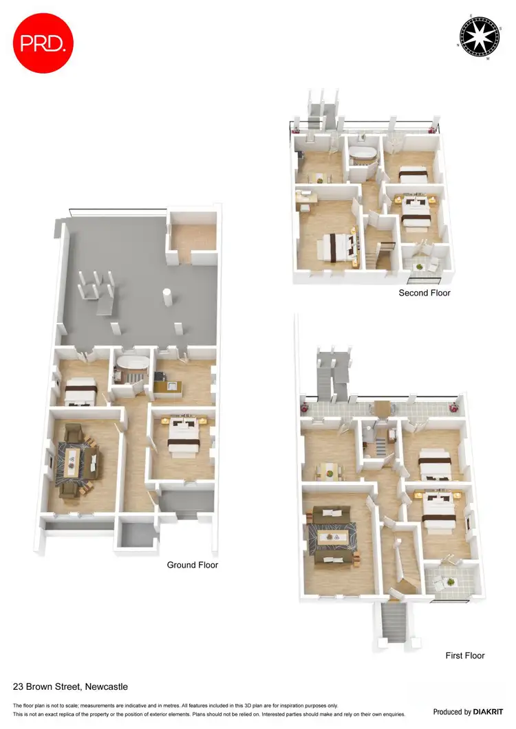 Floorplan of Homely house listing, 23 Brown Street, Newcastle NSW 2300