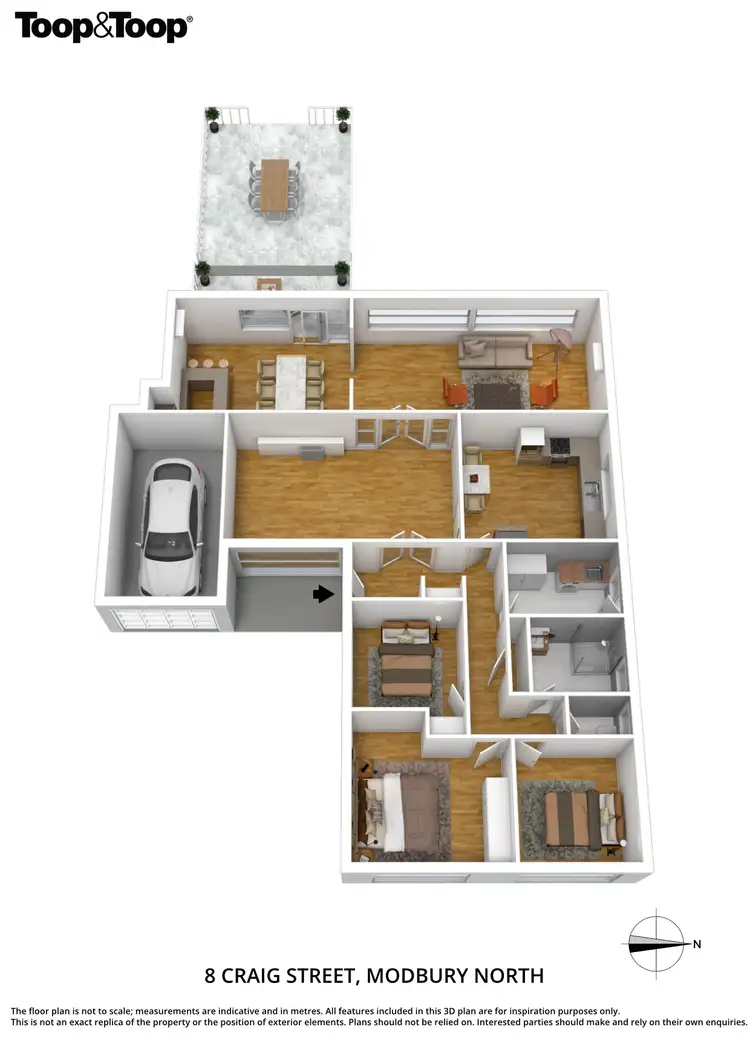 Floorplan of Homely house listing, 8 Craig Street, Modbury North SA 5092