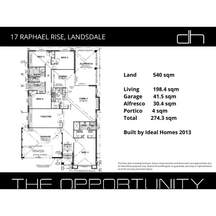 Floorplan of Homely house listing, 17 Raphael Rise, Landsdale WA 6065
