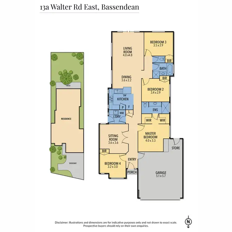 Floorplan of Homely house listing, 13B Walter Road East, Bassendean WA 6054