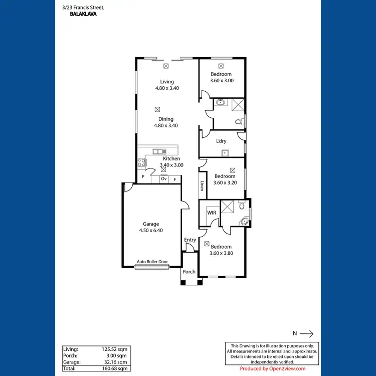 Floorplan of Homely house listing, 3/23 Francis Street, Balaklava SA 5461