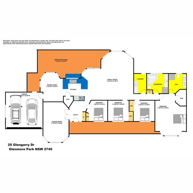 Floorplan of Homely house listing, 25 Glengarry Drive, Glenmore Park NSW 2745