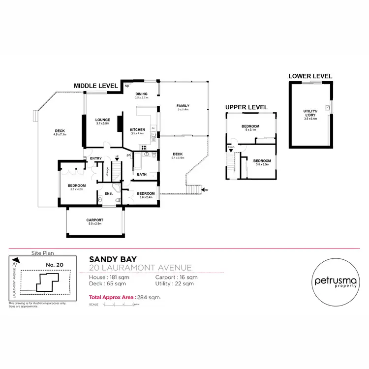 Floorplan of Homely house listing, 20 Lauramont Avenue, Sandy Bay TAS 7005