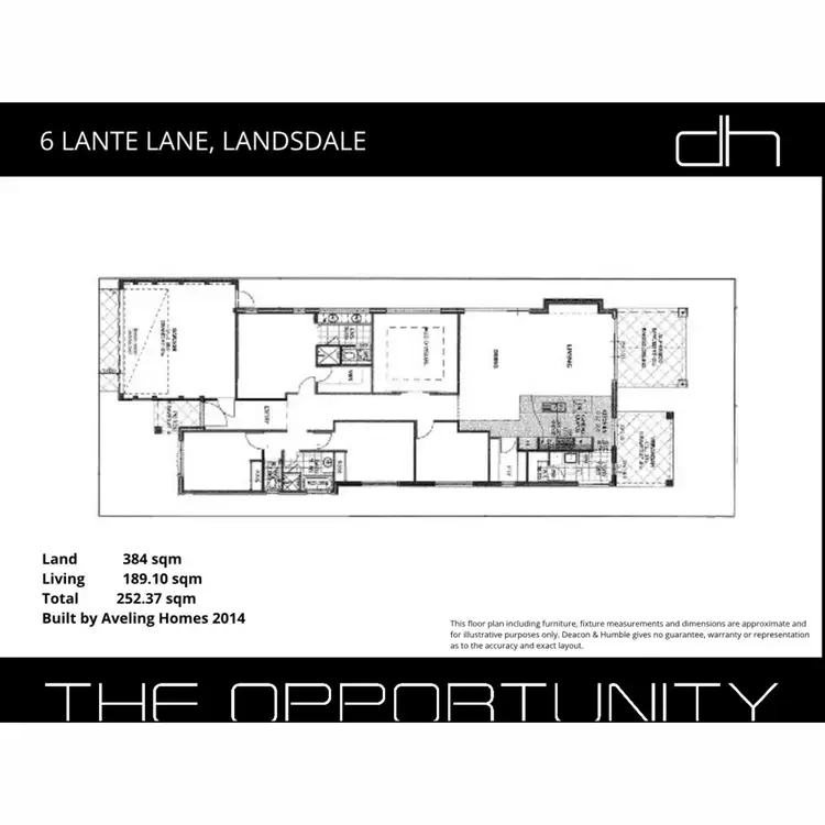 Floorplan of Homely house listing, 6 Lante Lane, Landsdale WA 6065