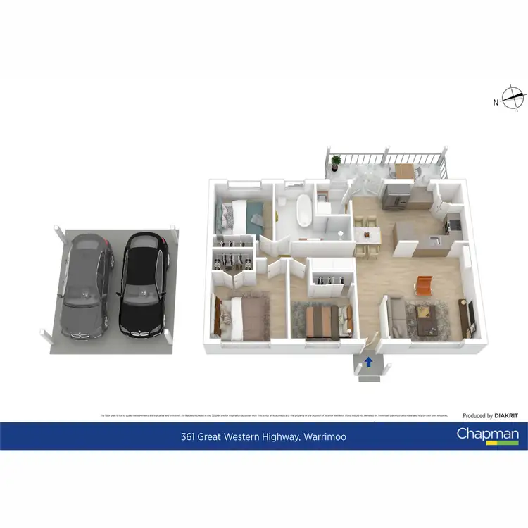 Floorplan of Homely house listing, 361 Great Western Highway, Warrimoo NSW 2774