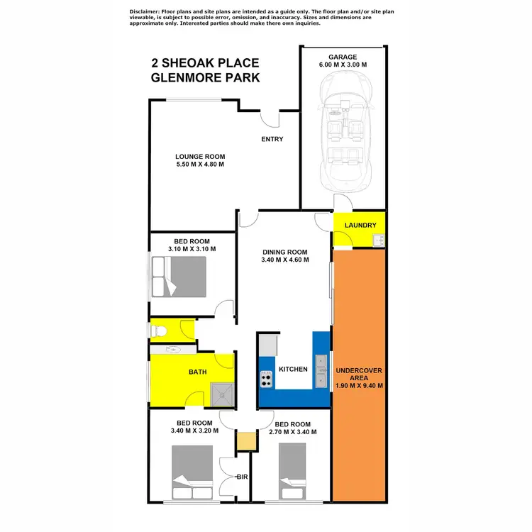 Floorplan of Homely house listing, 2 Sheoak Place, Glenmore Park NSW 2745