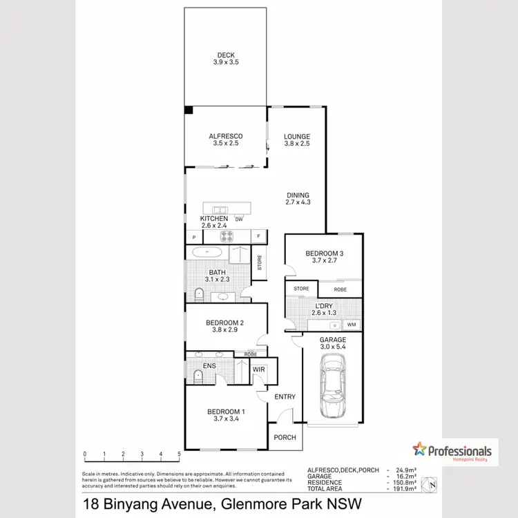 Floorplan of Homely house listing, 18 Binyang Avenue, Glenmore Park NSW 2745