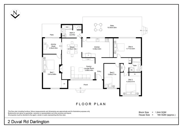 Floorplan of Homely house listing, 2 Duval Road, Darlington WA 6070