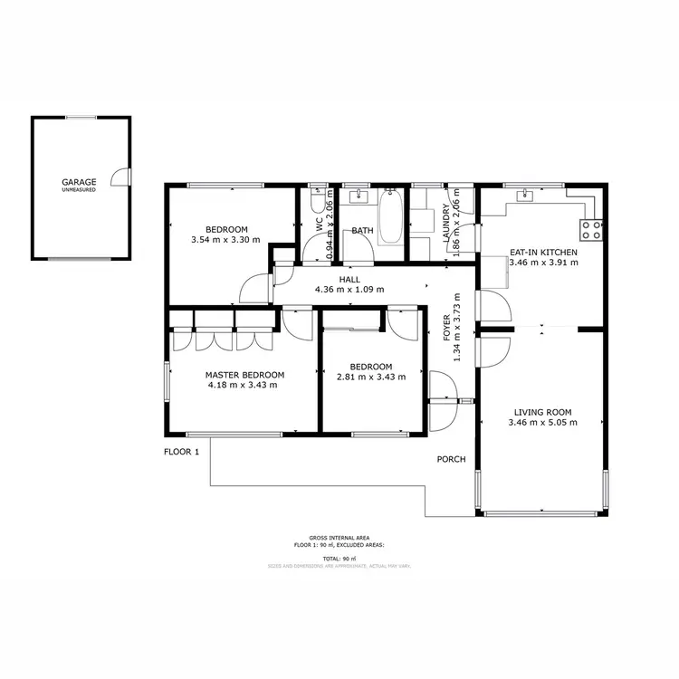 Floorplan of Homely house listing, 16 Fleming Street, Glenorchy TAS 7010