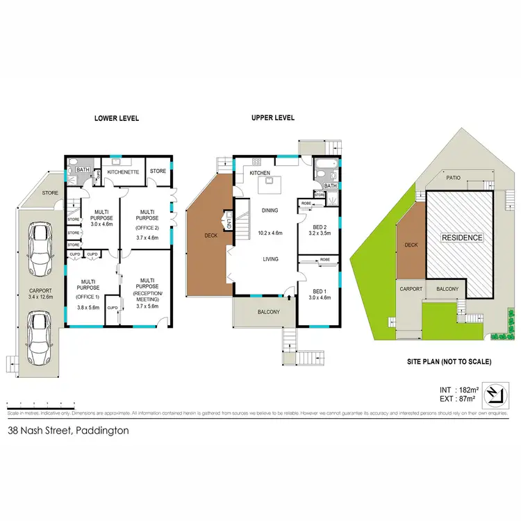 Floorplan of Homely house listing, 38 Nash Street, Paddington QLD 4064
