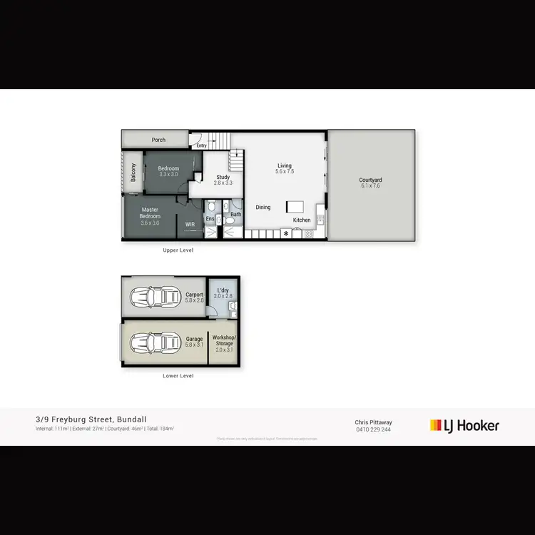 Floorplan of Homely villa listing, 3/9 Freyburg Street, Bundall QLD 4217