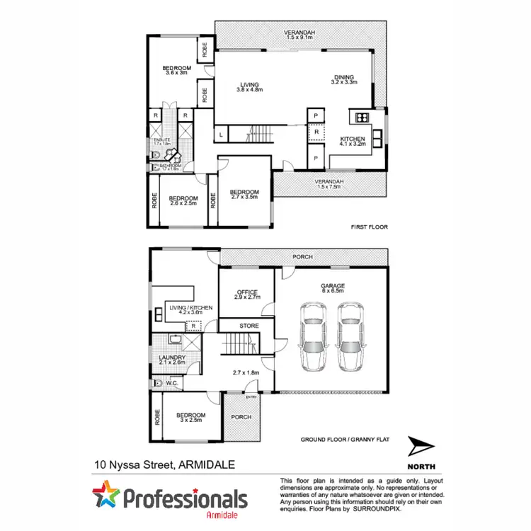 Floorplan of Homely house listing, 10 Nyssa Street, Armidale NSW 2350