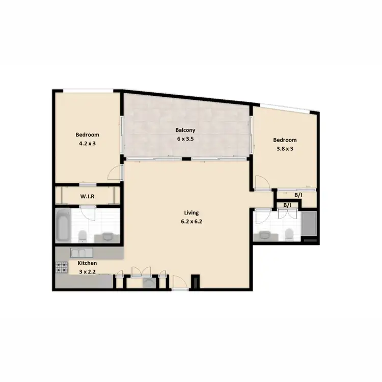 Floorplan of Homely apartment listing, 805/292 Boundary Street, Spring Hill QLD 4000