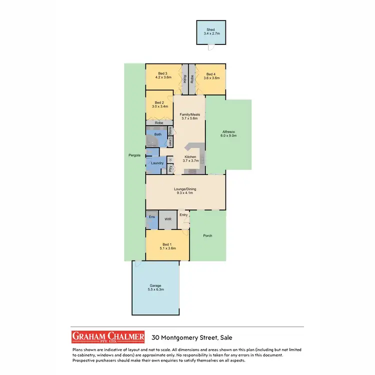 Floorplan of Homely house listing, 30 Montgomery Street, Sale VIC 3850