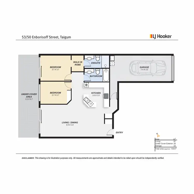 Floorplan of Homely villa listing, 53/50 Enborisoff Street, Taigum QLD 4018