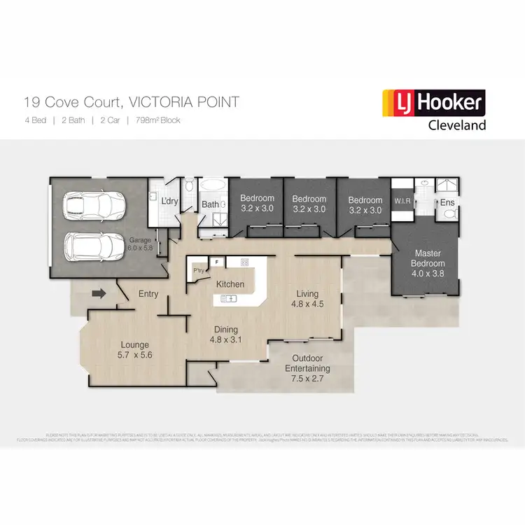 Floorplan of Homely house listing, 19 Cove Court, Victoria Point QLD 4165