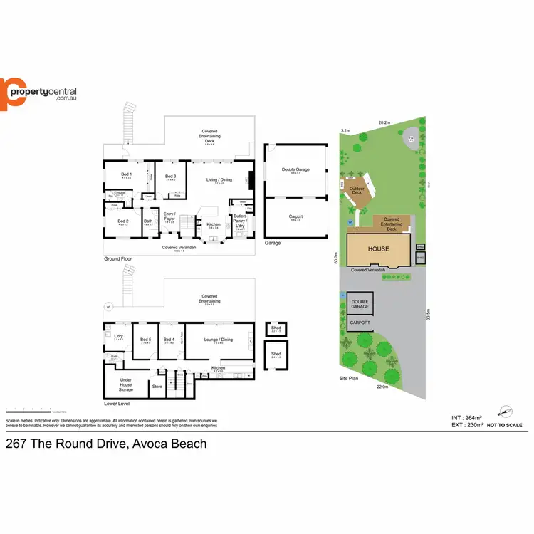 Floorplan of Homely house listing, 267 The Round Drive, Avoca Beach NSW 2251