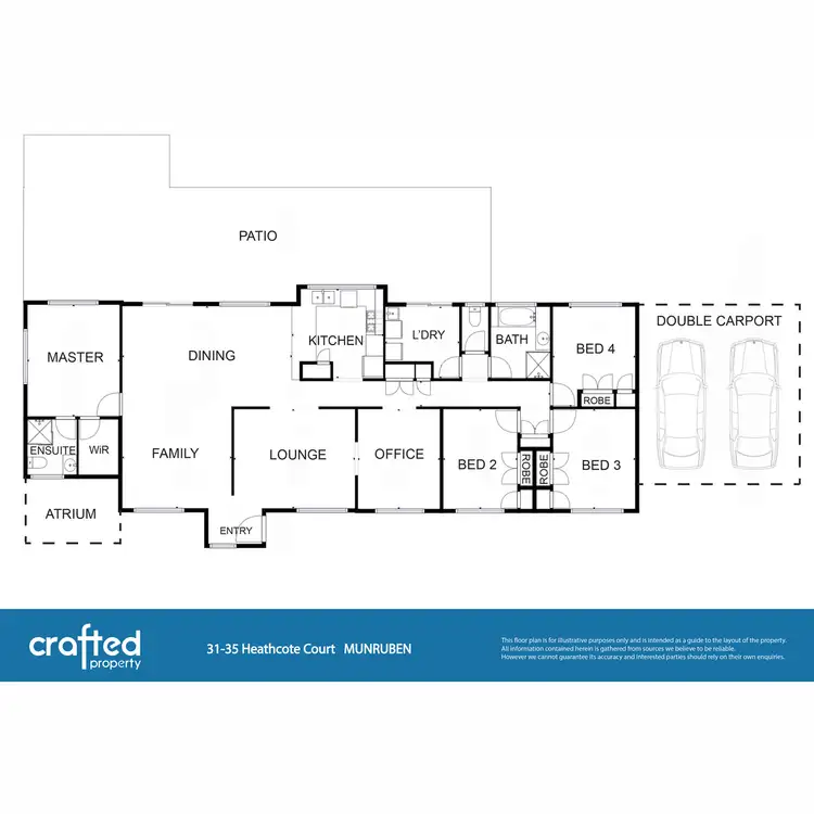 Floorplan of Homely house listing, 31 Heathcote Court, Munruben QLD 4125