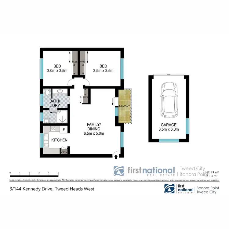 Floorplan of Homely apartment listing, 3/144 Kennedy Drive, Tweed Heads West NSW 2485