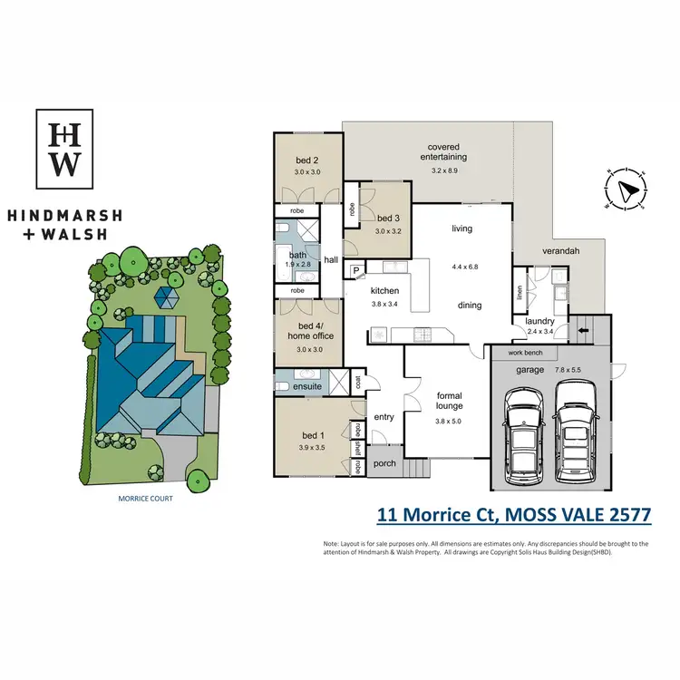 Floorplan of Homely house listing, 11 Morrice Court, Moss Vale NSW 2577