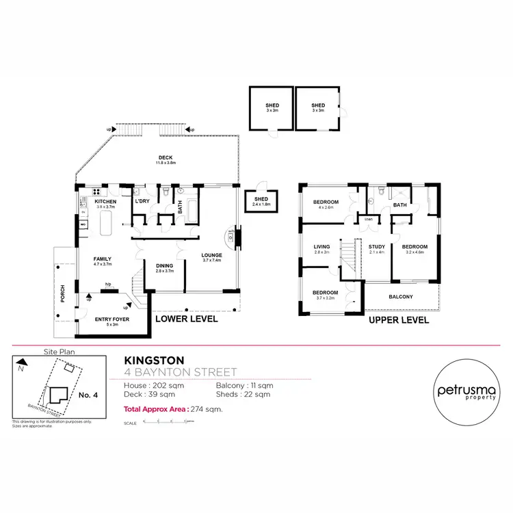 Floorplan of Homely house listing, 4 Baynton Street, Kingston TAS 7050