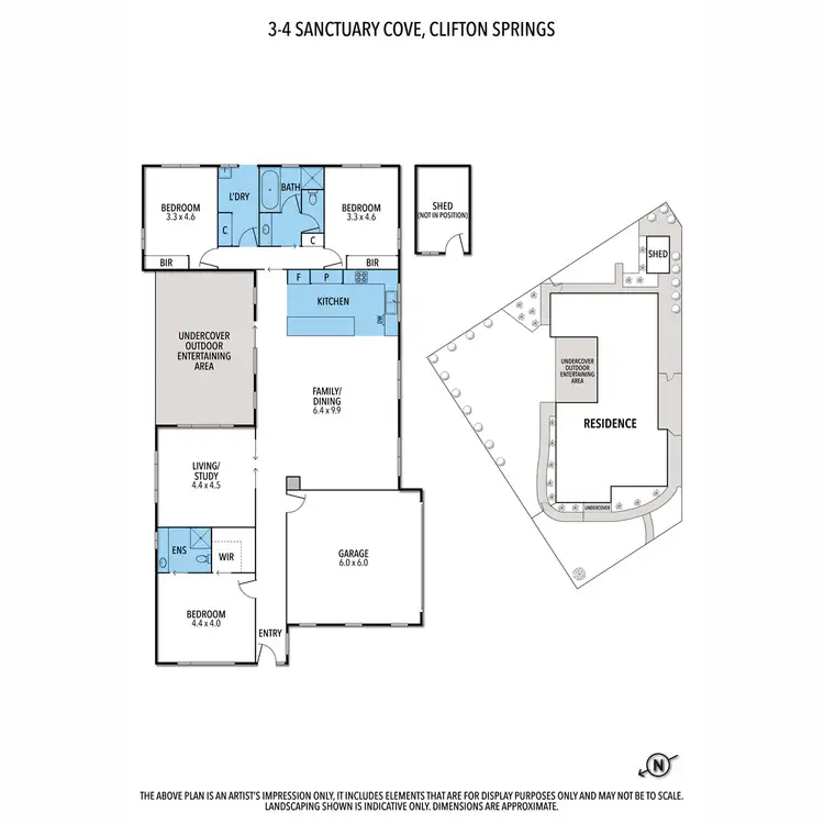 Floorplan of Homely house listing, 3-4 Sanctuary Cove, Clifton Springs VIC 3222