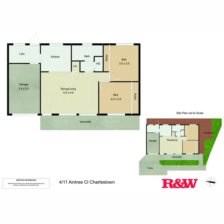 Floorplan of Homely villa listing, 4/11 Aintree Close, Charlestown NSW 2290
