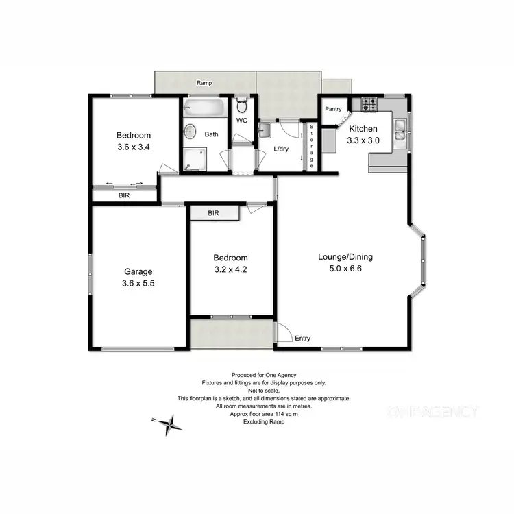 Floorplan of Homely unit listing, 2/8 John Street, Smithton TAS 7330
