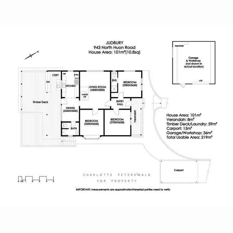 Floorplan of Homely house listing, 943 North Huon Road, Judbury TAS 7109