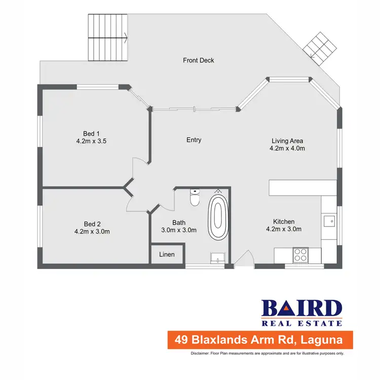 Floorplan of Homely rural property listing, 49 Blaxlands Arm Road, Laguna NSW 2325