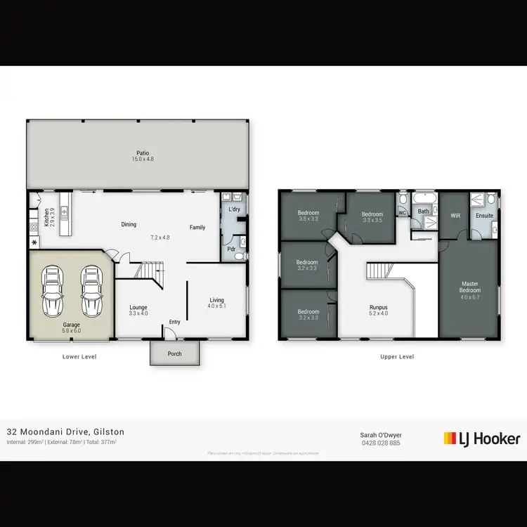 Floorplan of Homely house listing, 32 Moondani Drive, Gilston QLD 4211