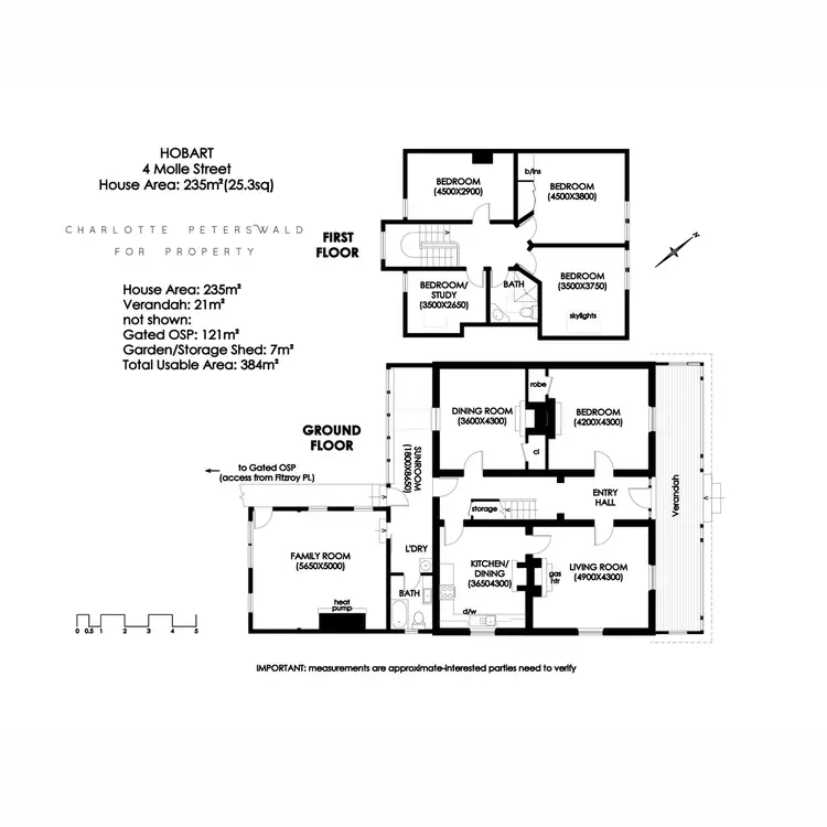 Floorplan of Homely house listing, 4 Molle Street, Hobart TAS 7000