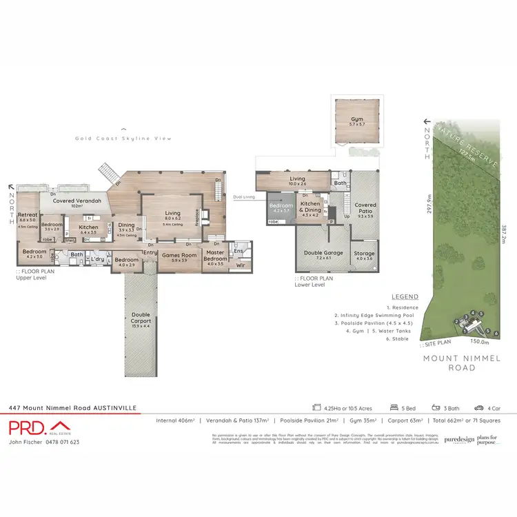 Floorplan of Homely house listing, 447 Mount Nimmel Road, Austinville QLD 4213