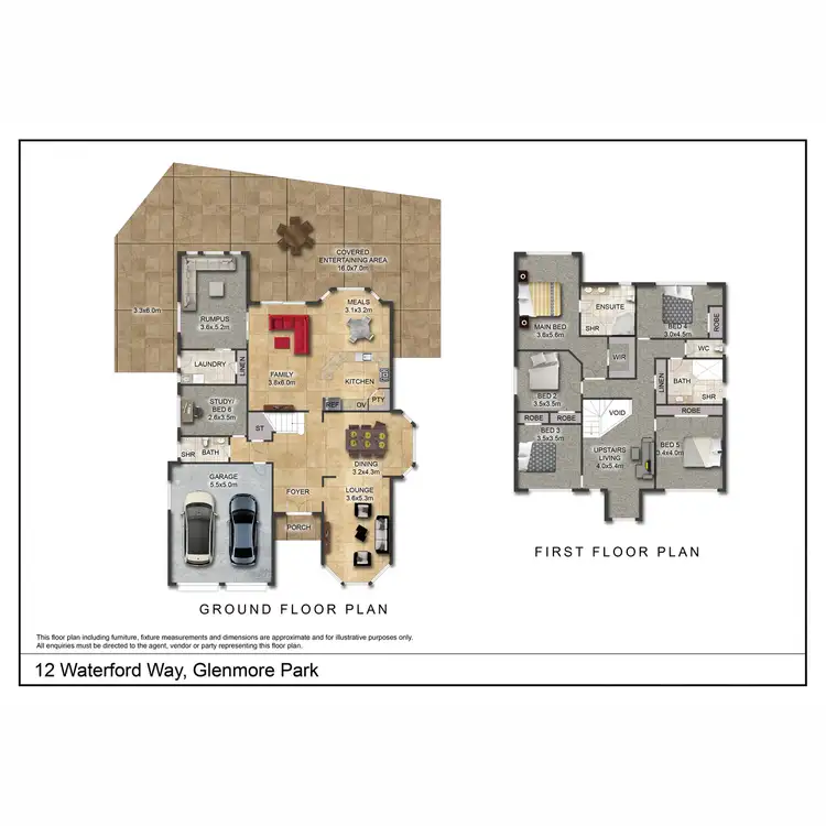 Floorplan of Homely house listing, 12 Waterford Way, Glenmore Park NSW 2745