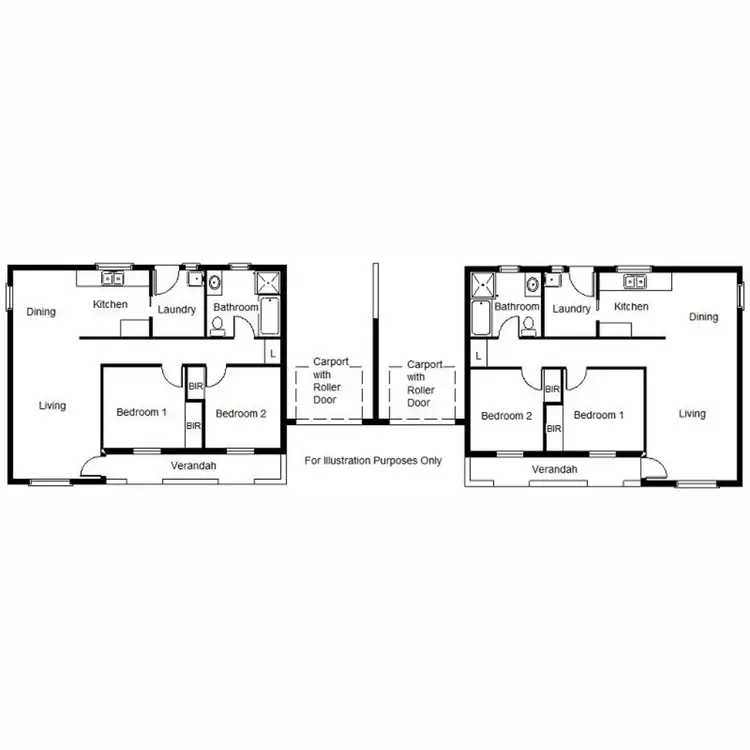 Floorplan of Homely unit listing, 1,2,3 & 4/5 Frome Street, Port Augusta SA 5700