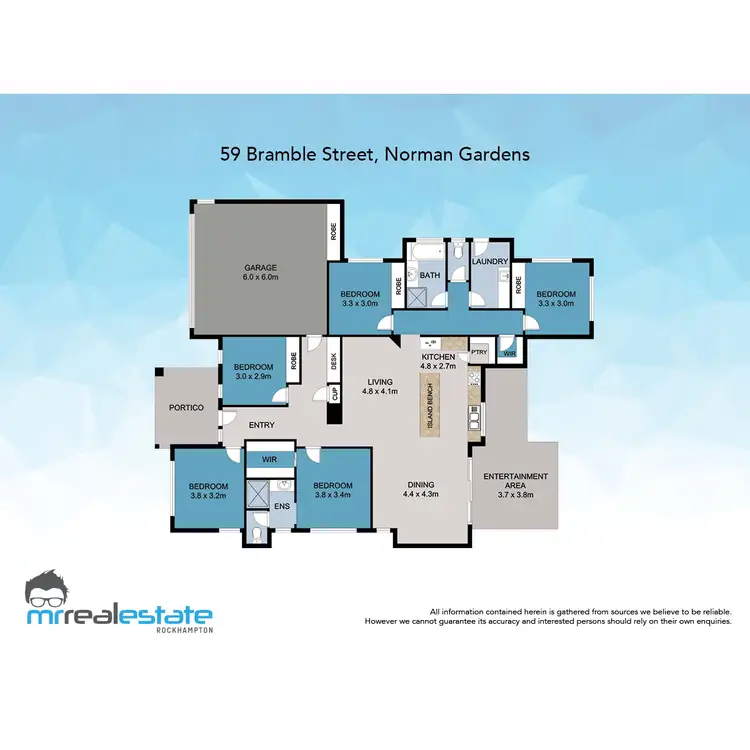 Floorplan of Homely house listing, 59 Bramble Street, Norman Gardens QLD 4701